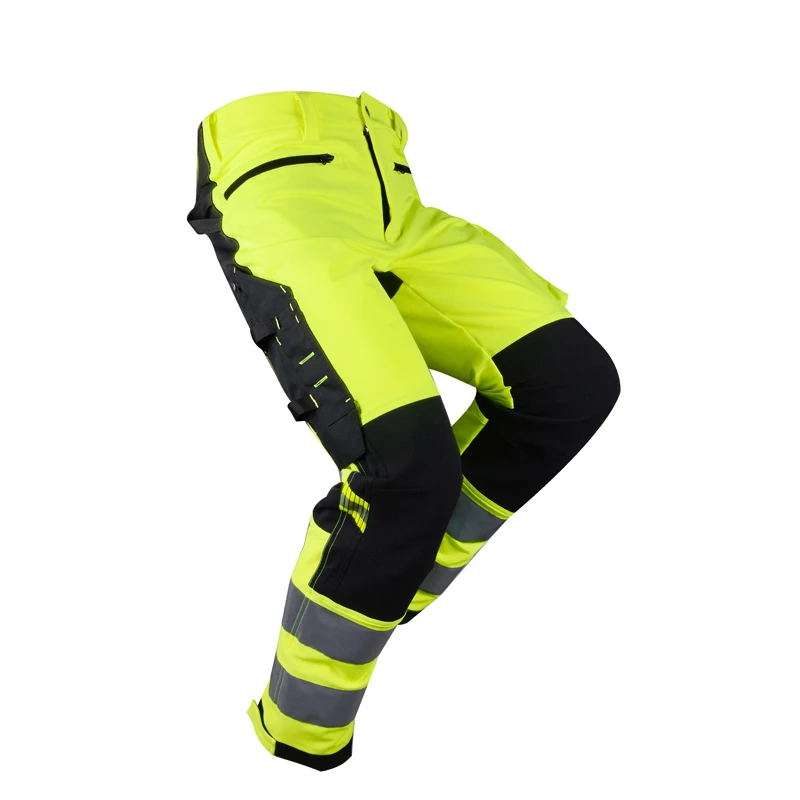 High Quality Personal Protection Tear-Resistance Work Pants High Visibility Waterproof Trousers Reflective Safety Pants