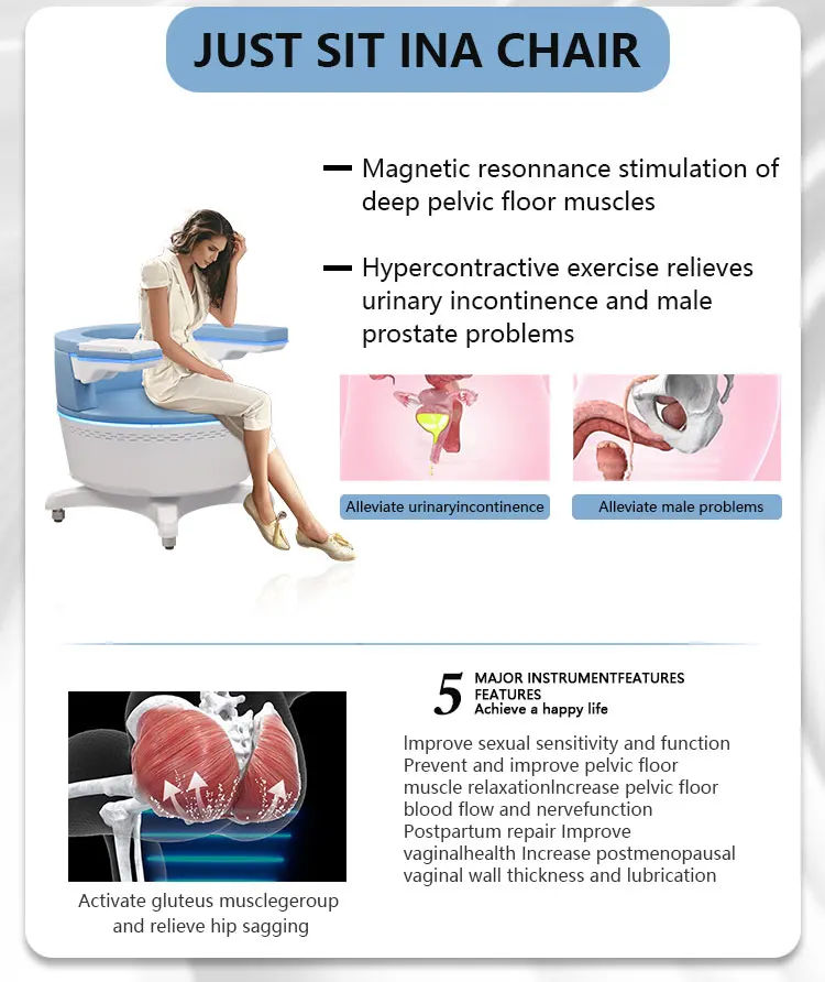 Rehabilitation Equipment Massage Chair Urinary Incontinence Treatment ems Chair pelvic floor muscle kegel exercise device