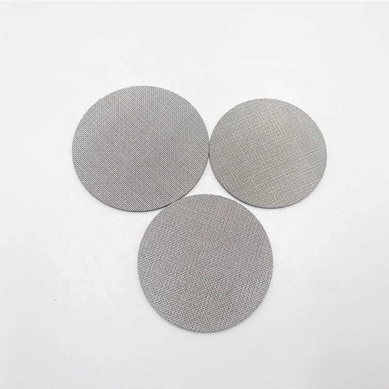 51mm 53.5mm 58.5mm Reusable Food Grade Stainless Steel Sintered Mesh Coffee Filter Disc Espresso Puck Screen