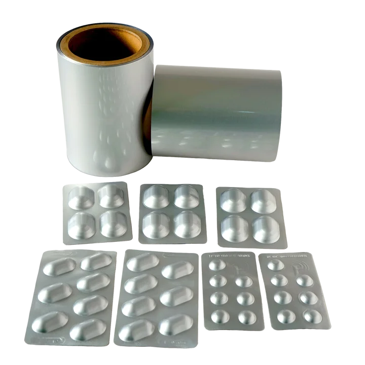 20 Micron Pharma Aluminum Foil Rolls Sealed with PVC Film