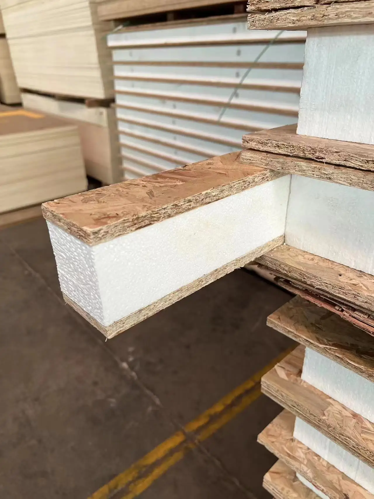 Outdoor Wall Structural Insulated Panel OSB Sandwich SIP Panels EPS Foam Board