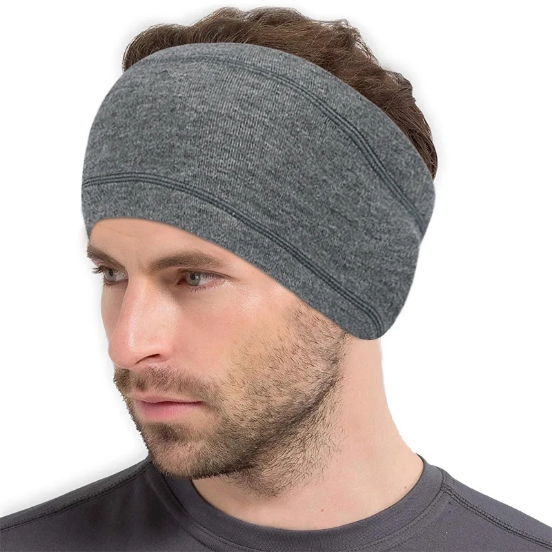 Mens Womens Elastic Bandana Head Bands Headwrap Autumn Winter Ear Warmer Headband