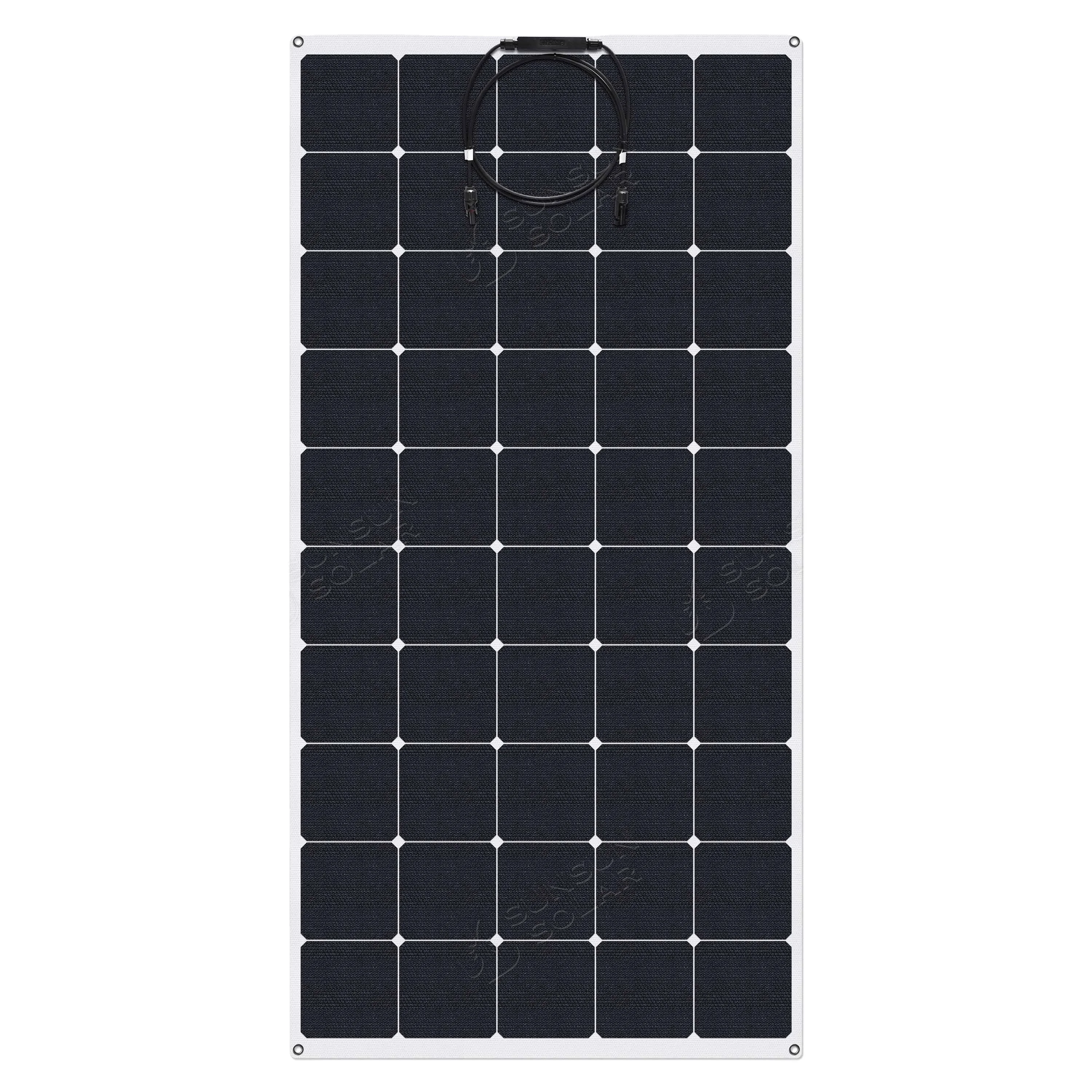 SUNSUN OEM/ODM RV Camping Marine use 12/24V 150W 160W 170W 180W Sunpower cell ETFE/PET Semi Flexible solar panel