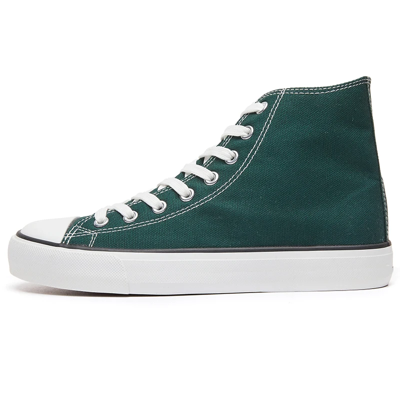 Wholesale Multicolor High Top Canvas Shoes Sneakers Women Customized Lace Up Casual Canvas Trendy Shoes