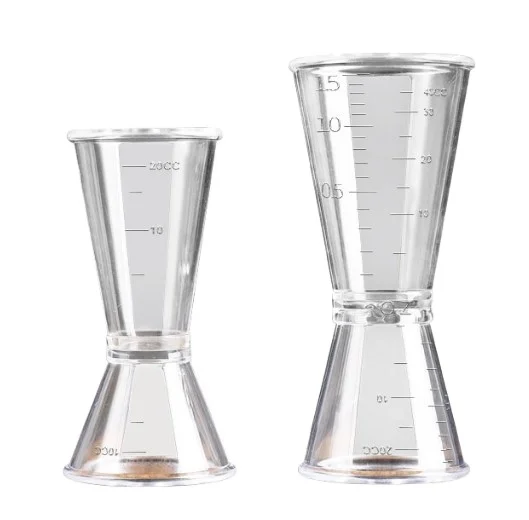 Baken Kitchen 20/40cc Jigger Measuring Cup Plastic Bar Jigger