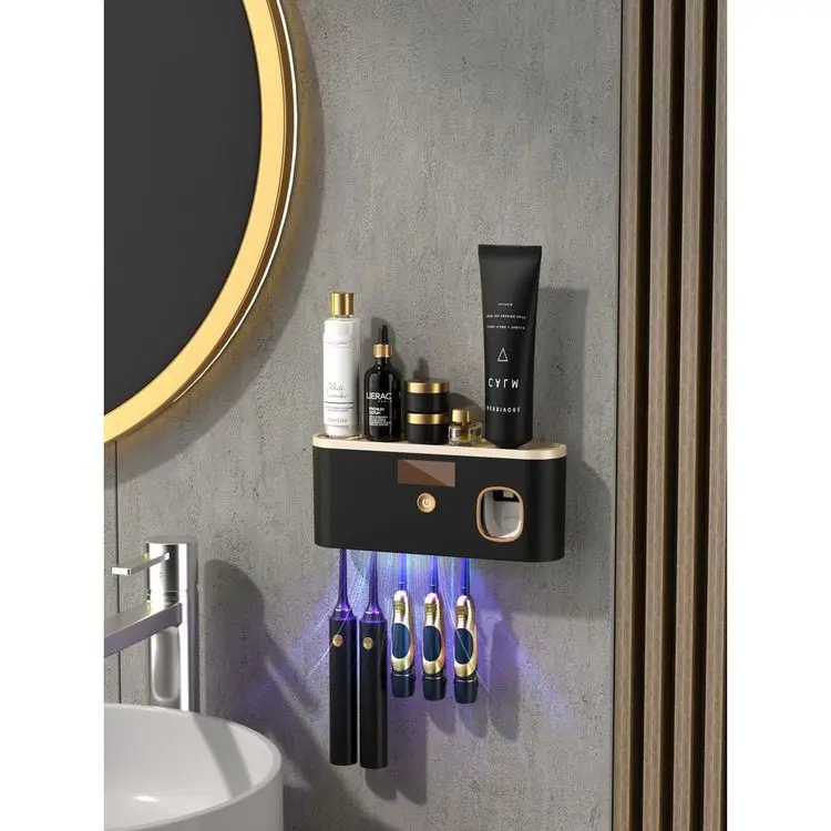 Uvc Toothbrush Sterilizer household Toothbrush Holder With 99.99% Uvc Led Sterilization Rate