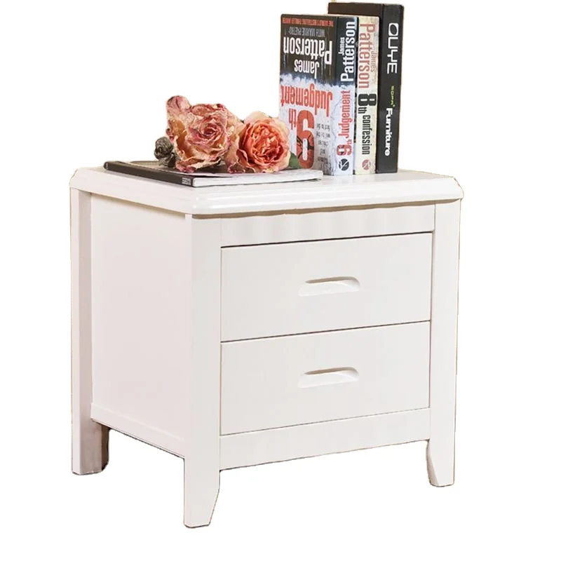 modern solid wood home furniture  Bedroom Night Stand with Drawer Corner Side Table Bedside Table de chevet