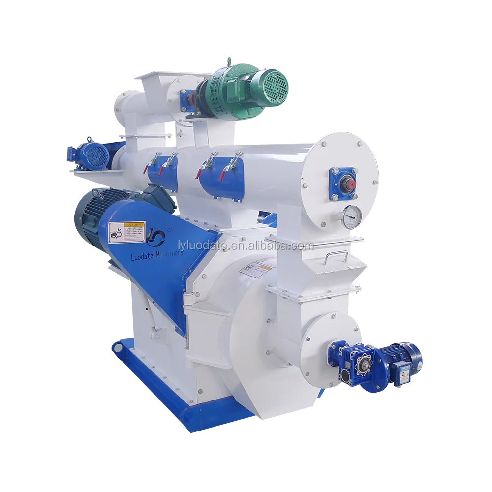 Factory Price 1-15 T/H Pelletizer Animal Feed Pellet Mill on Sale / Sheep Cattle Chicken Feed Pellet Machine for Factory