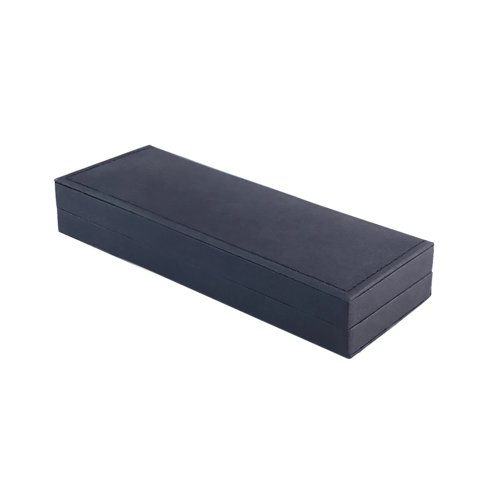 Black Custom Paper Wrapping Plastic Solid Nice Looking Pen Box Packing Case with Custom LOGO for Business Gift
