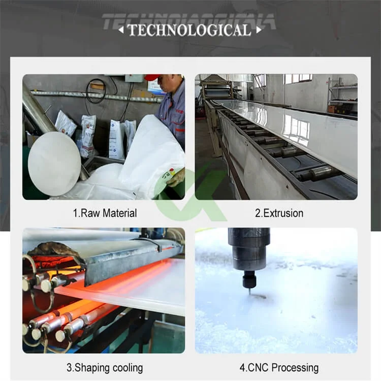 black 4 x 8 10mm engineering PP sheet plastic rigid copolymer polypropylene sheet board