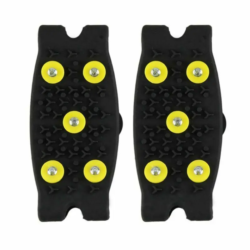 Outdoor 5 Nails Simple Non-Sip Shoe Cover Easy To Carry Light Weight Use All Kinds Of Ice And Snow Venues Size Ski Shoe Crampons