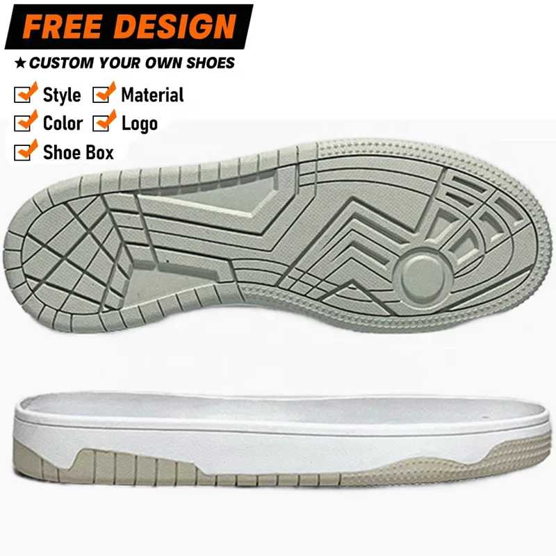 Custom LOGO Design Rubber-EVA Sole Sneakers Men Shoes Outsole Lightweight Soles Rubber Outsole
