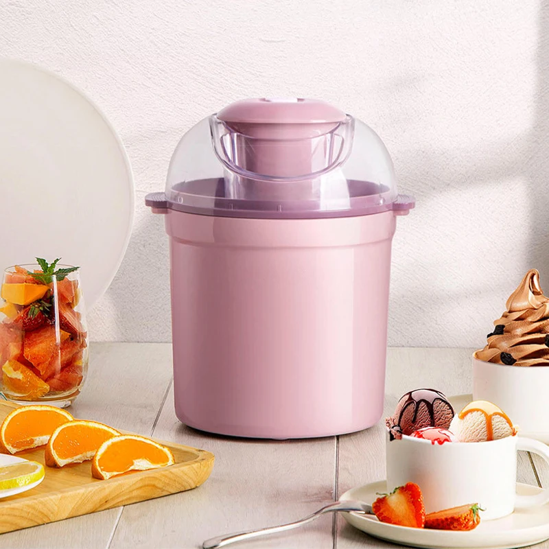 Hot selling household mini electric ice cream machine dessert maker ice cream hamburger waffle maker