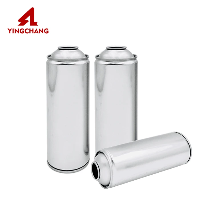 Wholesale Dia 65*158mm Empty Metal Tinplate Necked-in Aerosol Can