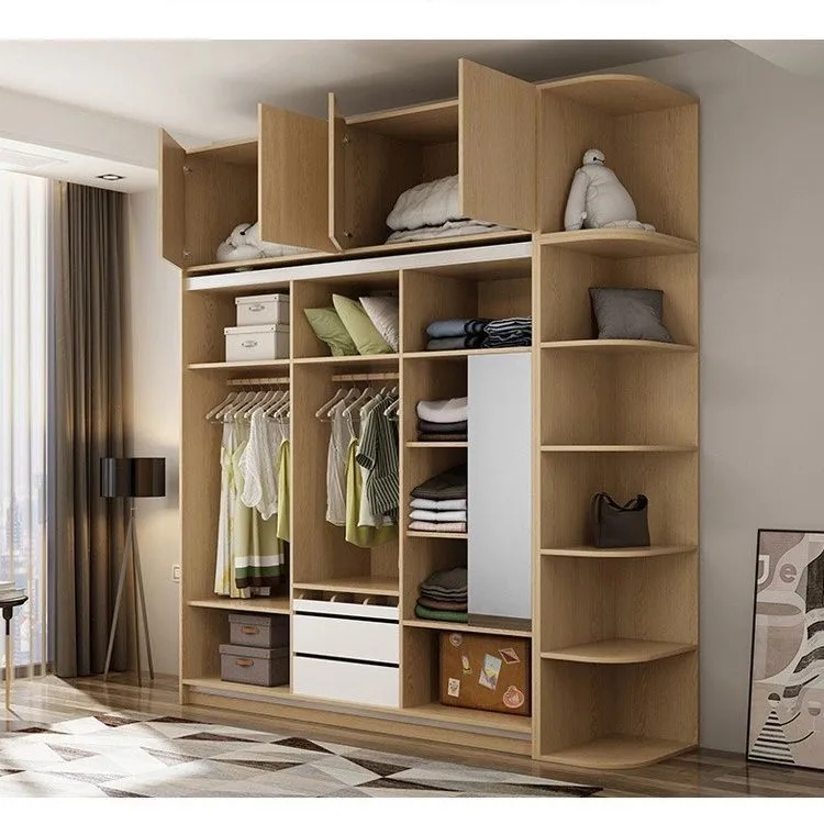 Manufacturer Direct Sale Modern Design Bedroom Wardrobe Sliding Doors Modern Wardrobe