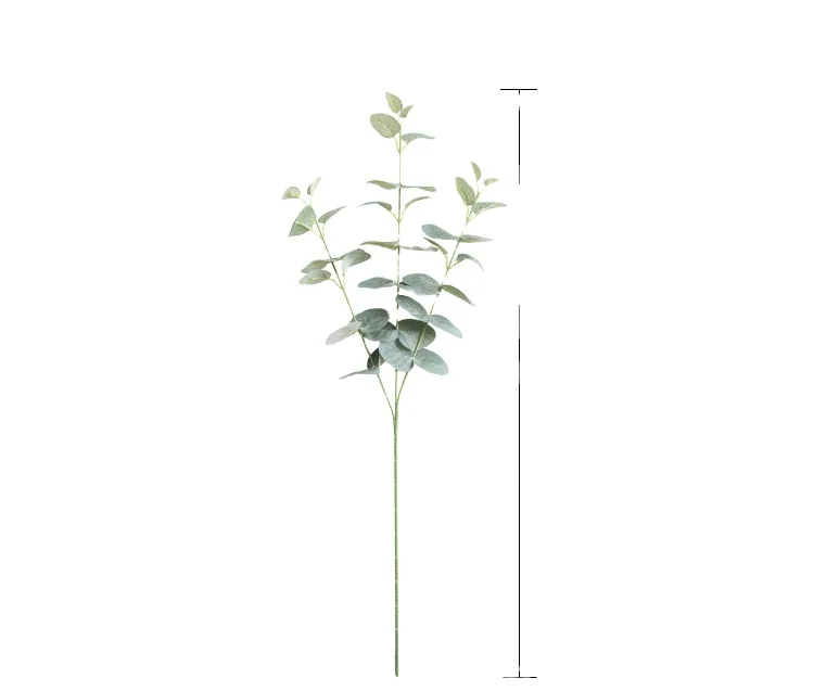 Artificial Apple Leaf Eucalyptus Real Touch Leaf Artificial Eucalyptus Plant For Plants Wall Flower Arrangement