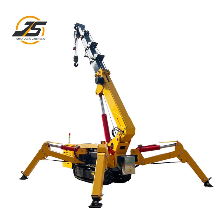Spider Lifting 3 Tons Crawler Spider Crane Mini Crawler Crane Folding Construction Crane