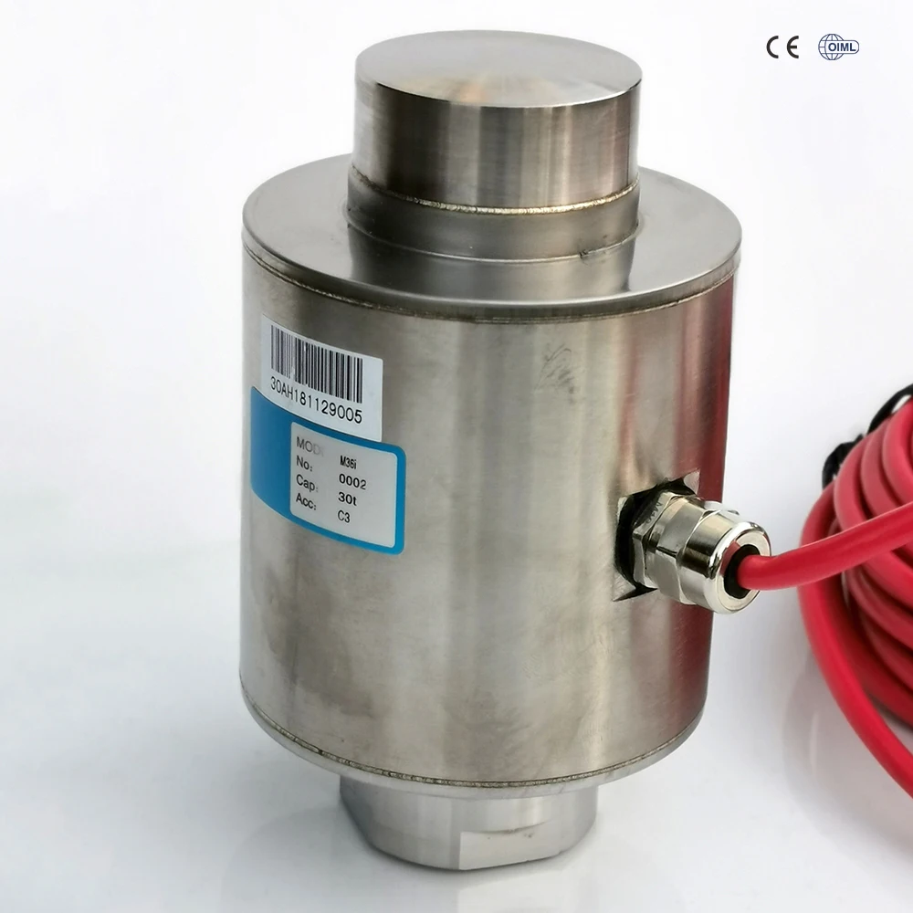 
OIML Approved Canister Compression Column Load Cell 30 ton for Weighbridge 