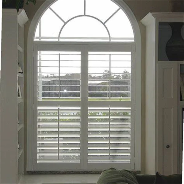 TOMA Plantation Shutters Arched Design for Windows Sale Custom White Customized Shutters