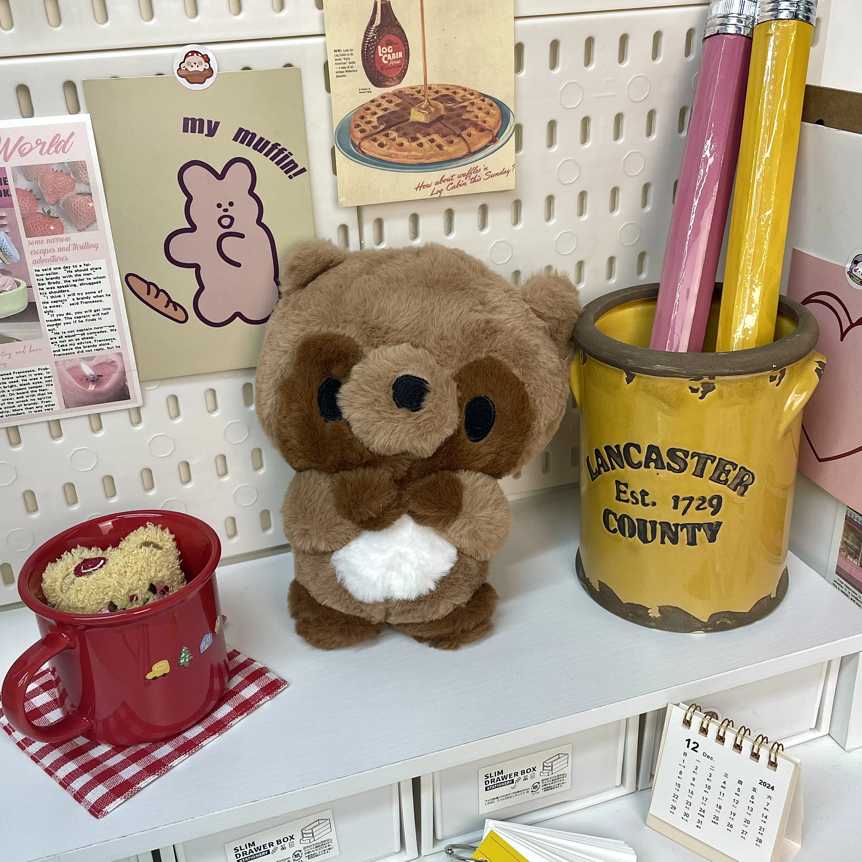 Factory wholesale 24cm 100% polyester plush toy brown beaver stuffed animal plush toy for gifts