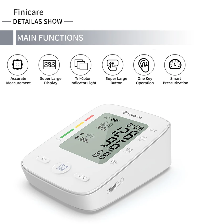 Professional factory Selling New Model  Blood Pressure Monitor CE Approved Home Use Equipment