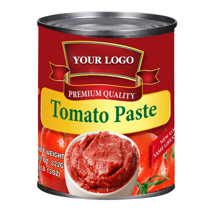 800g High Quality Ketchup Tomato Paste 28%-30% Concentration for Distributors