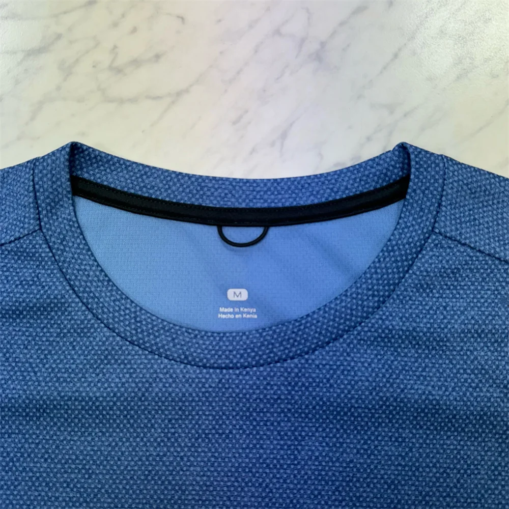 Careful Selection 100% Polyester Heather Jersey Sportswear O-Neck Tee Shirt For Men