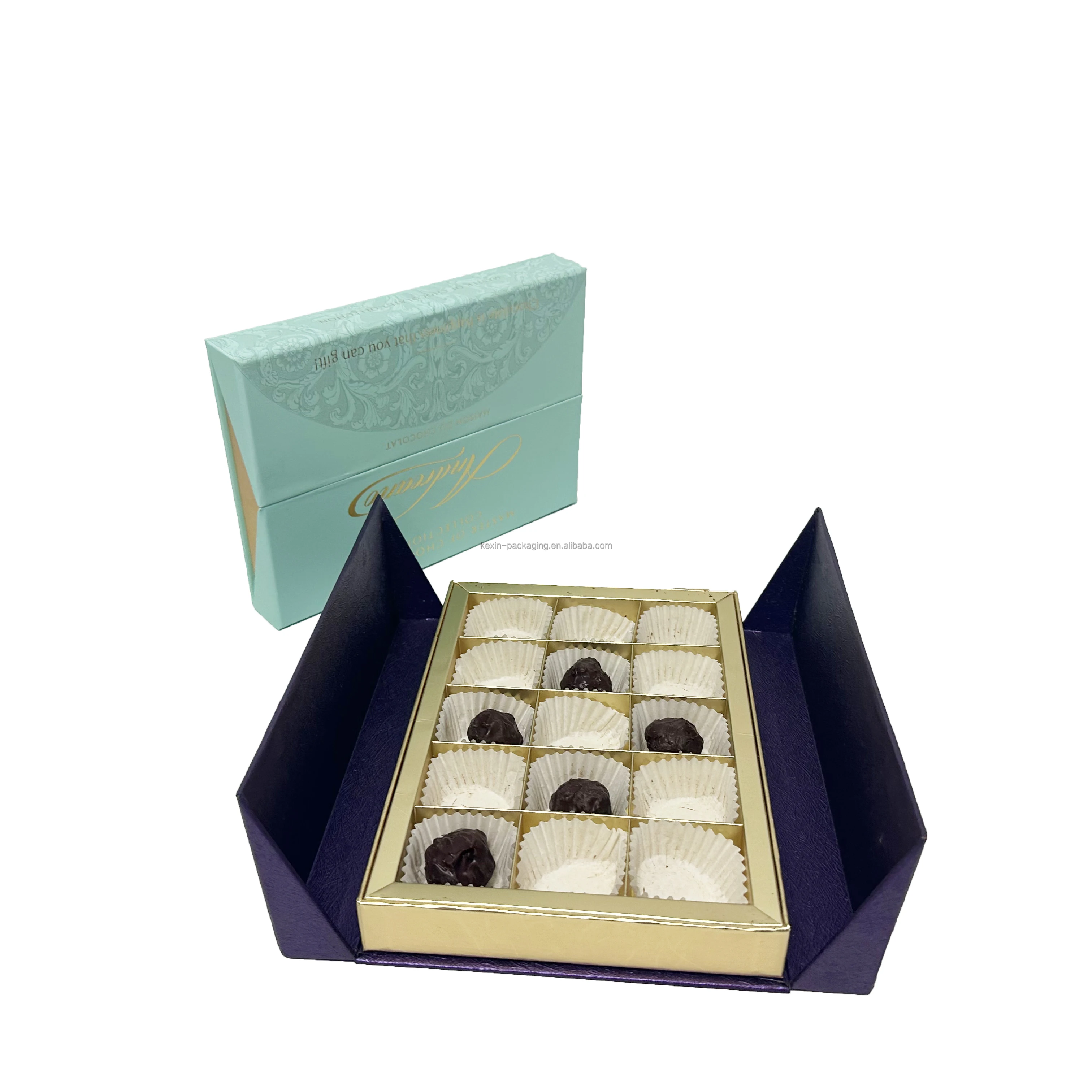 Premium Baklava Assorted Sweet Dessert Baklava Dates Gift Box Disposable Custom Ramadan Pastry Packaging
