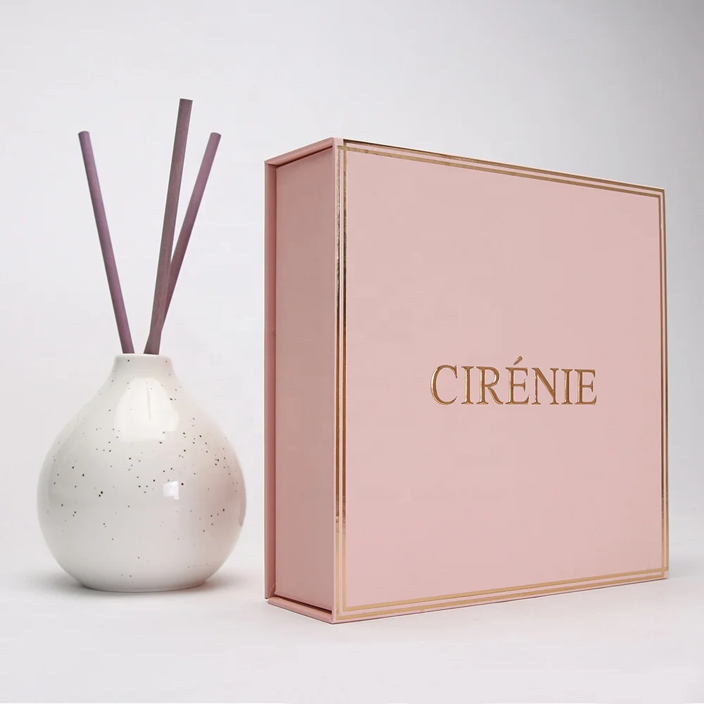 Custom Printed Large A4 Deep Baby Pink Magnet Gift Box With Magnetic Closure Lid oem logo