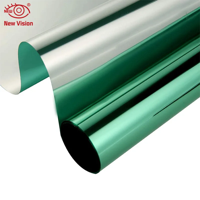self adhesive Silver reflective mirror building window tint film home