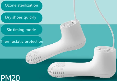 Chinese six-timing modes ozone sterilize and deodorizer shoes air dryer machine with heat