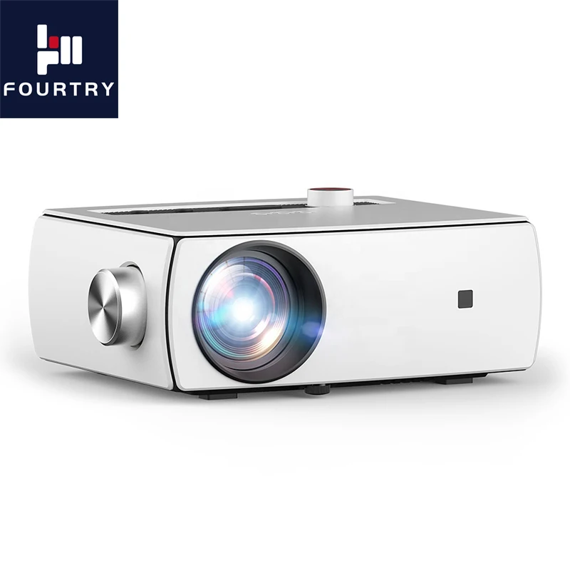 Проектор для домашнего кинотеатра FOURTRY G02 FULL HD 1080P, встроенный 1080P Full HD светодиодный ЖК Портативный мини светодиодный ЖК-видеопроектор