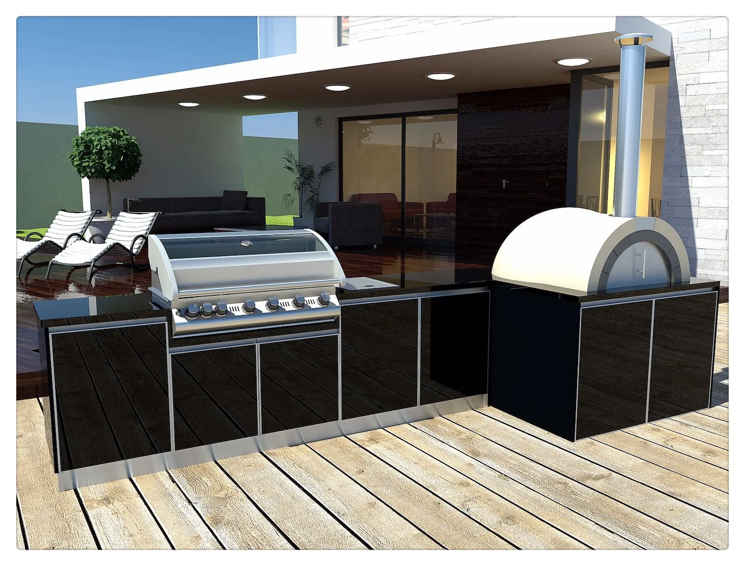 2021 Australian Outdoor Kitchen Cabinets Gas Grill Customized Outdoor Kitchen 304 Stainless Steel Outdoor Kitchen Cabinets