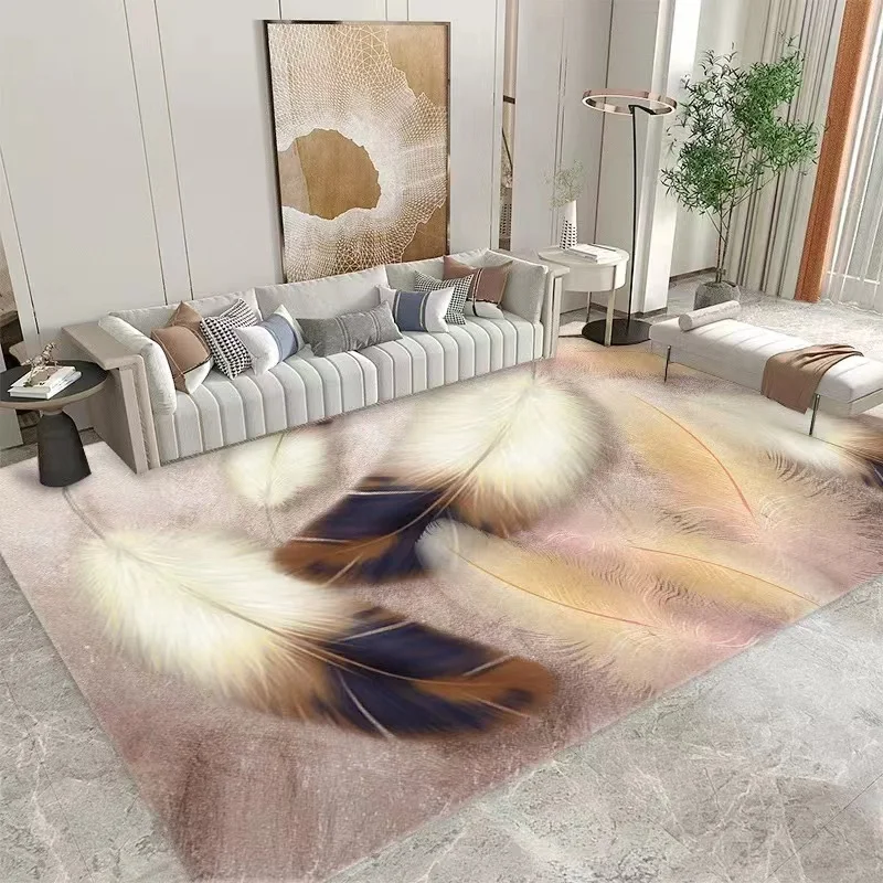DONGWO Affordable Modern Area Rugs for Living Room, Medium Pile Area Rugs Custom Carpet