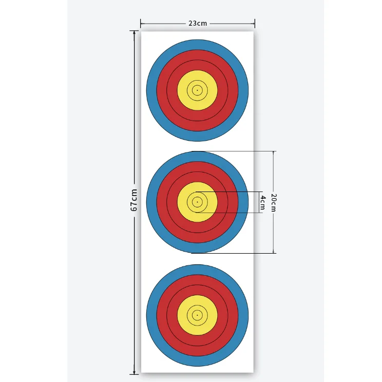 Archery Targets Paper Shooting Sports Bow and Arrow Recurve Bow Archery Target Paper