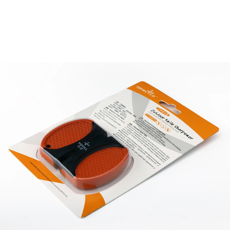 Mini Portable Knife Sharpening Tool Accessories Creative Butterfly Type Two-Stage Camping Pocket Knife Sharpener Kitchen Tools