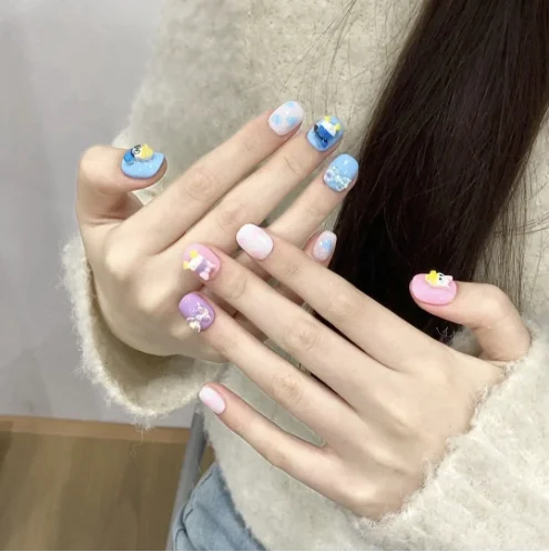2024 new handmade wearable nail,  nail stickers, phototherapy beauty makeup