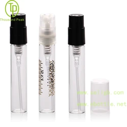 TP-3-04 2ml 3ml Perfume Tester Vials glass bottle with sprayer
