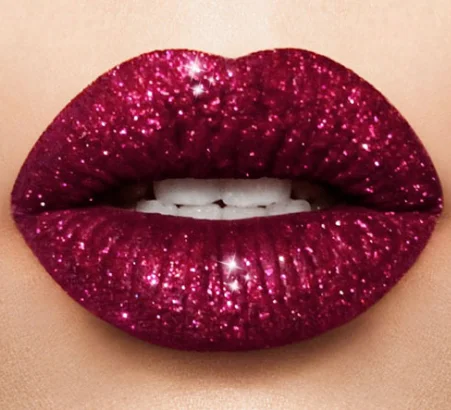 lip gloss vendor Laser skull diamond illusion lip gloss shiny metal lip gloss lipstick