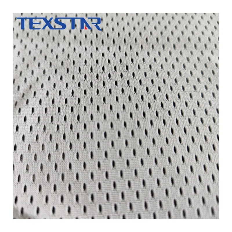 75D polyester breathable mesh fabric for basketball wear worker uniform