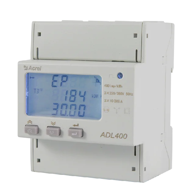 Acrel ADL400 industrial dedicated energy meter din rail power meter 80A electronic energy meter