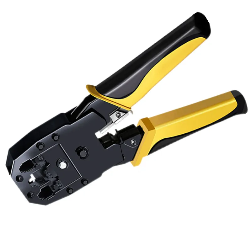 Обжимные Щипцы для сетевого кабеля, устройство для обжима кабеля Cat5 Ethernet LAN, компьютерные сетевые инструменты для RJ45/RJ11 6P8P4P