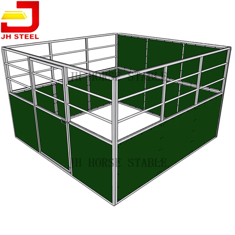 12Ft*12Ft Portable Horse Stables standard For Home Usage