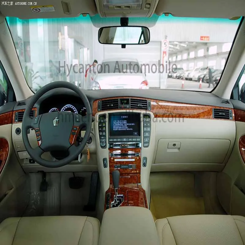Лидер продаж оригинальные аксессуары кожаная панель приборов ABS для Toyota Crown 2009 автомобильной приборной панели
