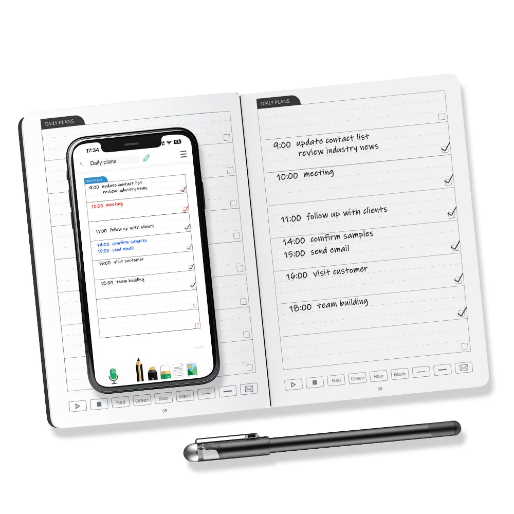 NEWYES APP Sync Notebook Cloud Storage Handwriting Synchronous SyncPen Digital Smart Writing Pen Set