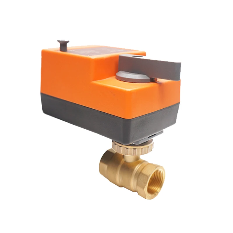 Winvall Electric Water Flow Brass Valve Manual Handle Operated Motorized Actuator Control Ball Valve 1/2' 3/4' 1'