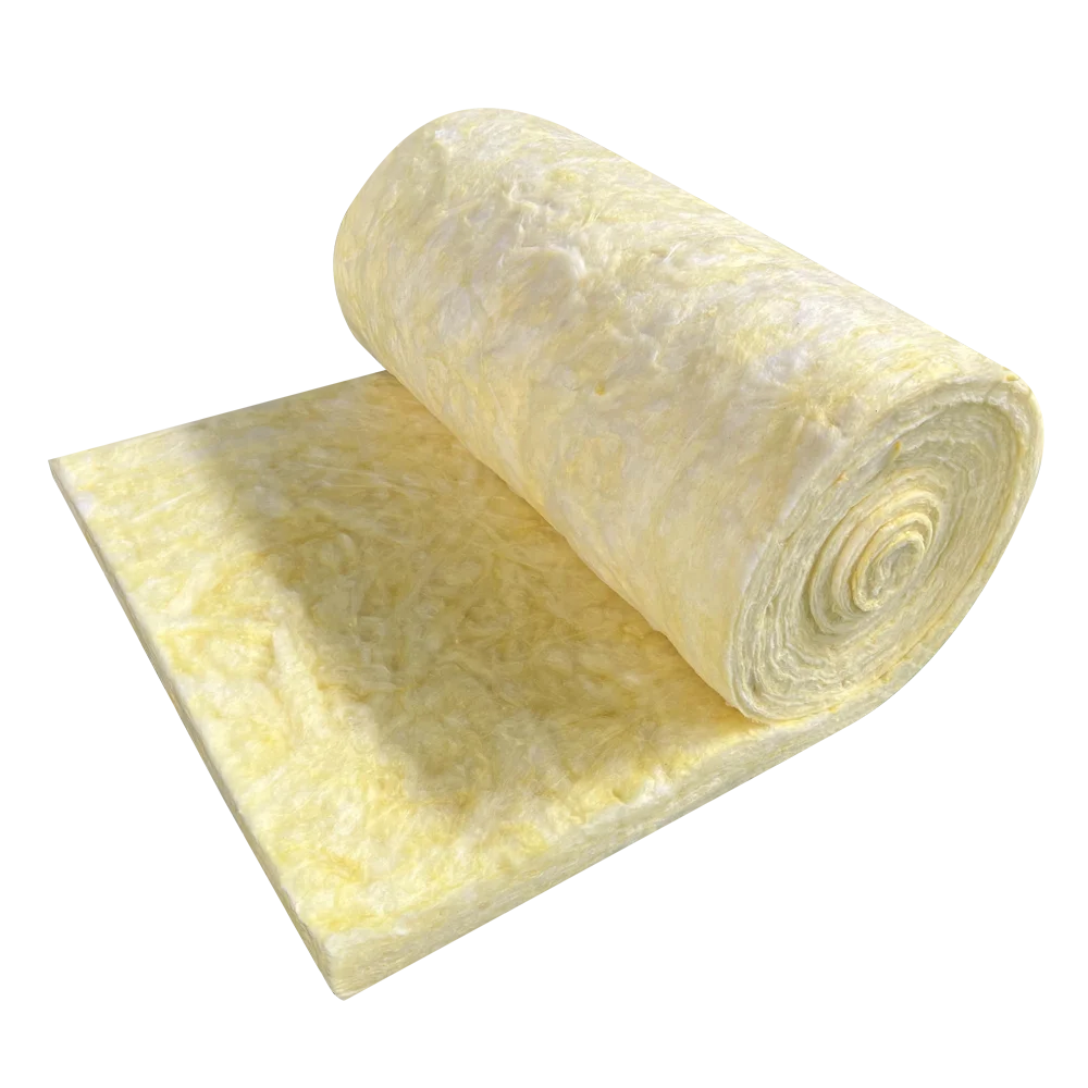 METAL DECK ROOF or CLAY TILE ROOF Glass Wool Blanket for Heat Insulation Materials