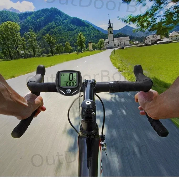 Waterproof Cycle Computer Wireless Travel Odometer Speedometer For Bicycle Cycling Computer