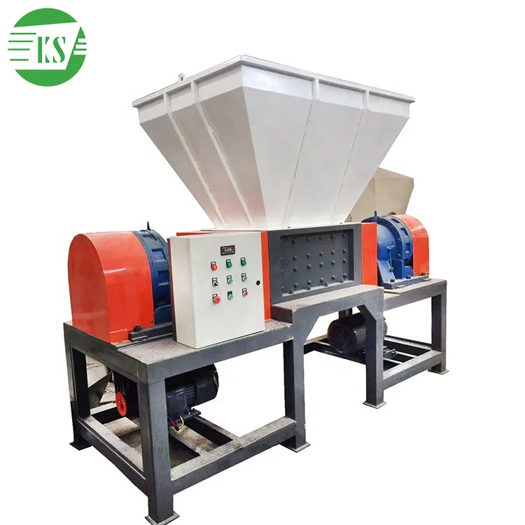 Keshang Two Shaft Mini Crusher Small Scrap Metal Shredder for Sale