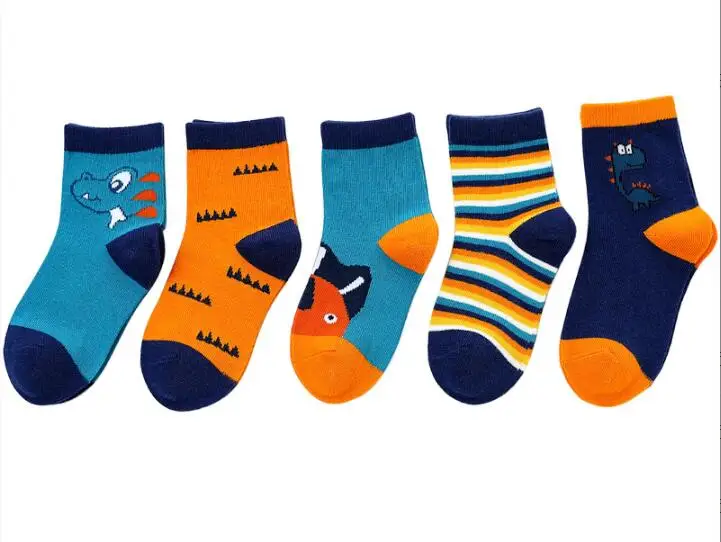 KTJ-07SFT23 Boy Tube Animal Children Socks Customized Socks for Children